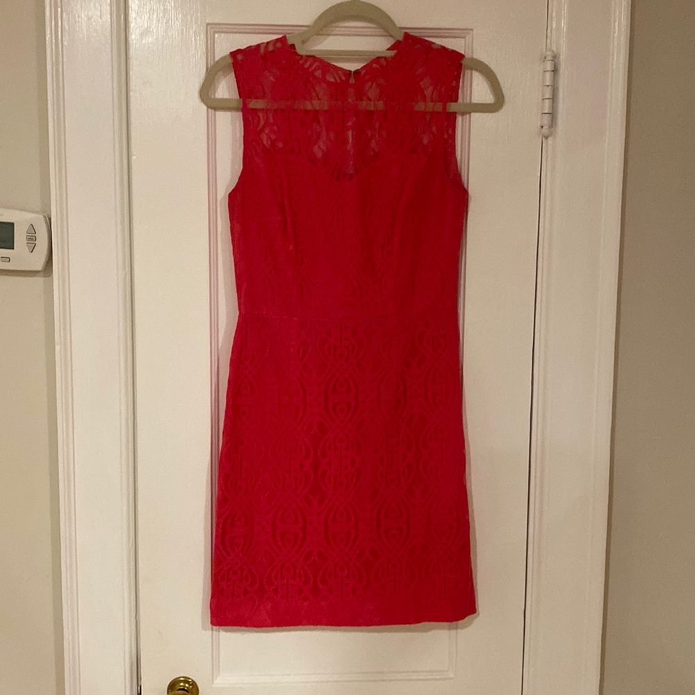 Cece by cynthia steefe pink lace dress
